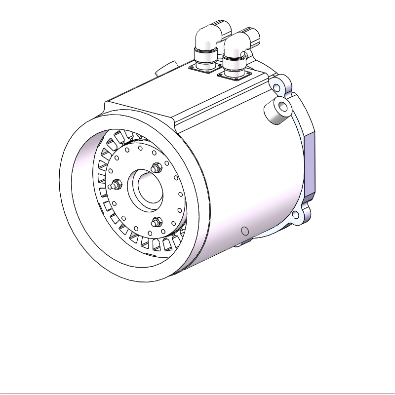 Cantilever Integrated Water-Cooled Induction Motor 31YC075001