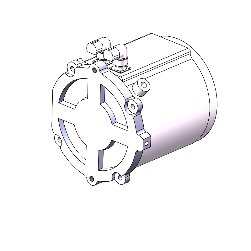 Cantilever Integrated Water-Cooled Induction Motor 31YC075001